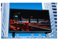 HD Video Full Color Outdoor Advertising Dipimpin Tampilan P8 256 * 128mm Layar Besar