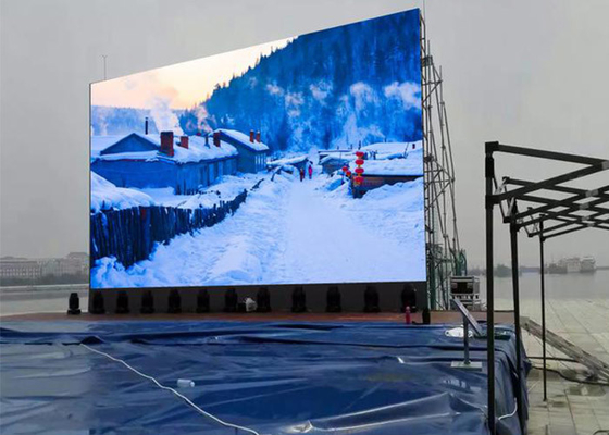 HD SMD1921 3840Hz Outdoor Led Display Board Dengan 2 Tahun 2 Tahun