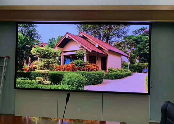 Tingkat Penyegaran Tinggi 3840Hz Pemeliharaan Depan Layar LED Tetap Dalam Ruangan