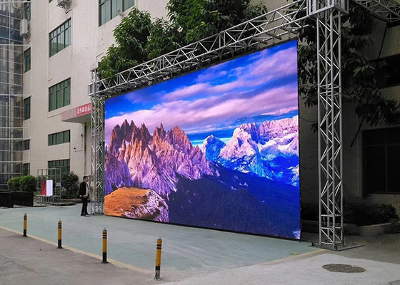 Penyewaan Luar Ruangan 5000nits Kecerahan Tinggi Led Screen SMD Die Casting