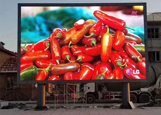 Penuh Tahan Air P4 P5 Outdoor LED Billboard SMD1921 Pemeliharaan Belakang