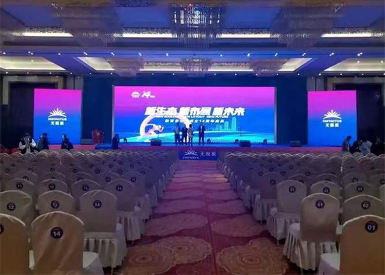 Mobile RGB Indoor Rental Led Layar Panggung Latar Belakang Led Display