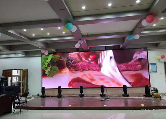 P2 P2.5 Layar LED RGB Datar Tampilan Iklan Panel Matriks 3840Hz