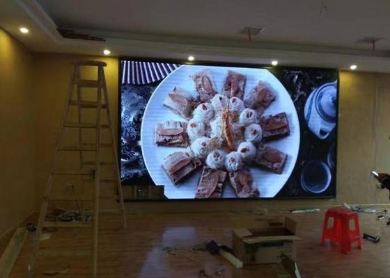 SMD1515 P2 UHD Electronic Indoor Full Color Led Display Panel Untuk Rapat