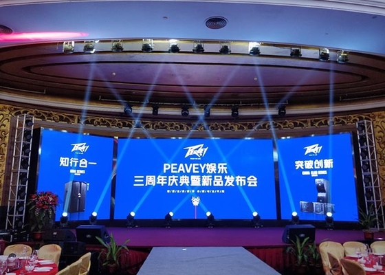 P3.91 P4.81 Full Color Stage Background Led Display Big Screen with Front service