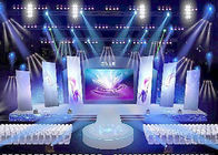 Rental led display 500 * 500mm / 500 * 1000mm difinition tinggi die - casting alumium cabinet