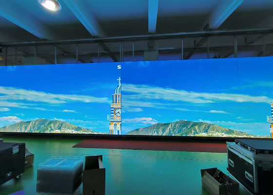 P3.91 Layar Led Besar Cerah Tinggi 500*500mm Kabinet untuk panggung