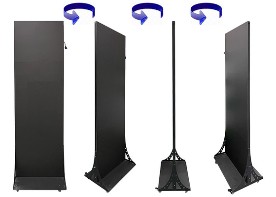 All-in-one Double Side Ultra Thin Poster LED Screen Indoor yang Bisa Dipindahkan
