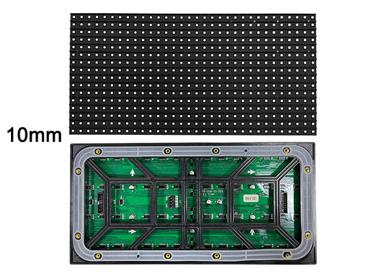 Ukuran lemari yang disesuaikan Outdoor LED Module P2.5 P4 P8 P10 untuk Papan Tanda Tembok Eksternal