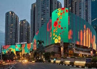 Asynchronous Outdoor Full Color Led Display 3G / WIFI P8 LED Display 6000 Nits Tahan Air