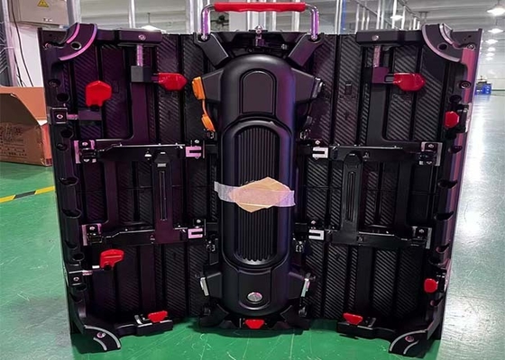IP43 Indoor P2.9 Rental Led Screen, 7680 refresh rate background bergerak dan melengkung untuk acara panggung