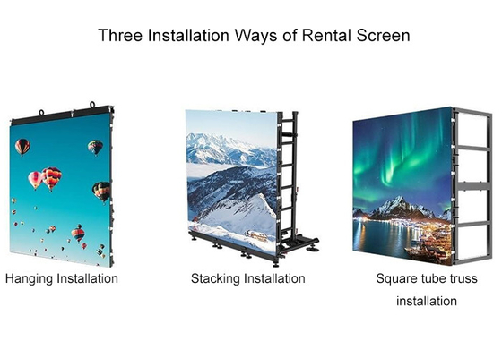 7680Hz Tingkat Perbarui Tinggi P2.6 Layar LED Rental Indoor On Stage Resolusi yang Baik