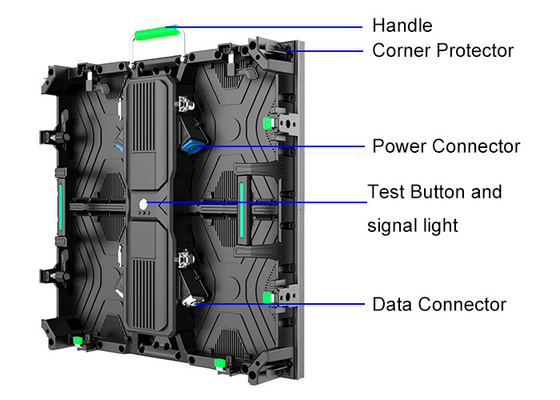 7680Hz Tingkat Perbarui Tinggi P2.6 Layar LED Rental Indoor On Stage Resolusi yang Baik