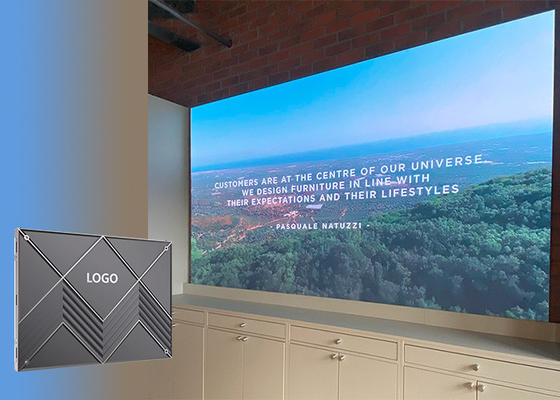 Home Theater Aluminium Light Weight LED Screen Tanpa Kerataan Mudah Instalasi