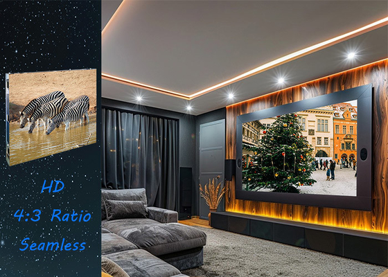 Home Theater Aluminium Light Weight LED Screen Tanpa Kerataan Mudah Instalasi
