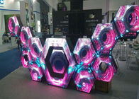 P5 Full Color LED DJ Booth Kecerahan Disesuaikan Multi Layar Untuk Bar Club