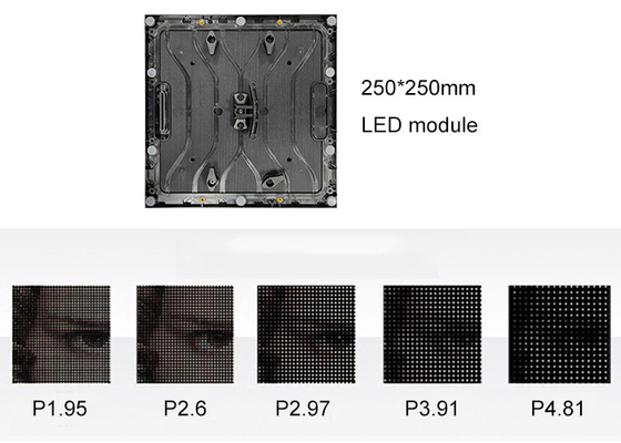 P3.91 1000*500mm LED Indoor Display Wall Mount/Hanging Front