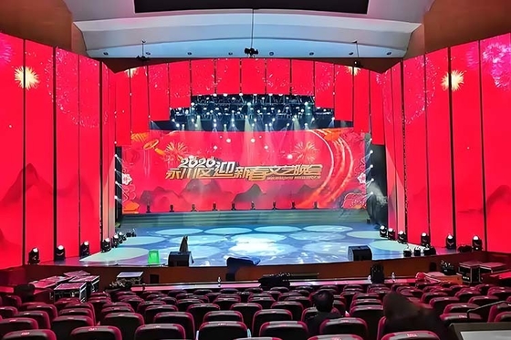 P3.9 Panel LED Rental IndoorEfisiensi Energi Tingkat Refresh 7680Hz untuk Auditorium &amp; Pameran