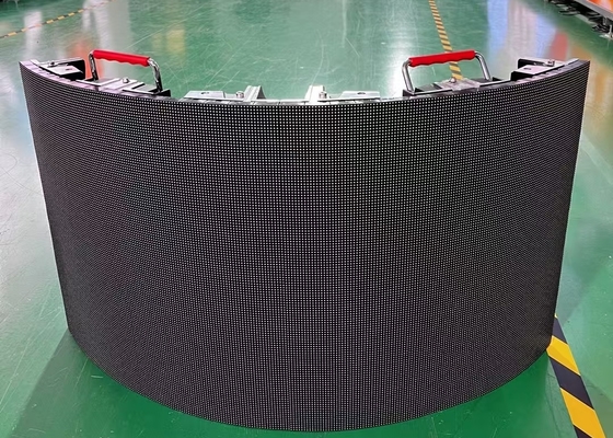 HD P1.9/P2.6 500*500/500*1000mm layar led interior fleksibel lentur untuk panggung