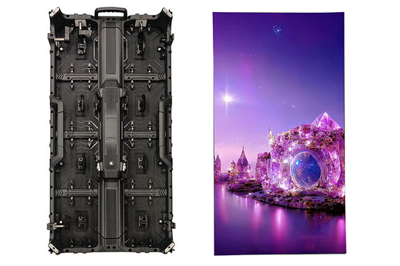 Dinding Video LED Fleksibel Dalam Ruangan P2.6/P2.9 Laju Penyegaran Ultra-Tinggi 7680Hz untuk acara hibah