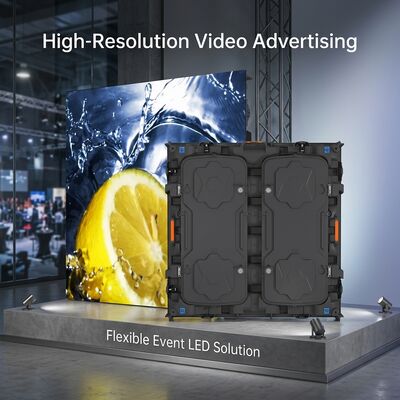 Hanging P6 Movable LED Video Display Memperbaiki Layar LED Sewa Luar Ruangan