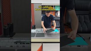 Tes Tamparan Layar LED Ultra Tipis 33mm! 💥Tanpa Kabel & Nol Flicker #Celana Pendek